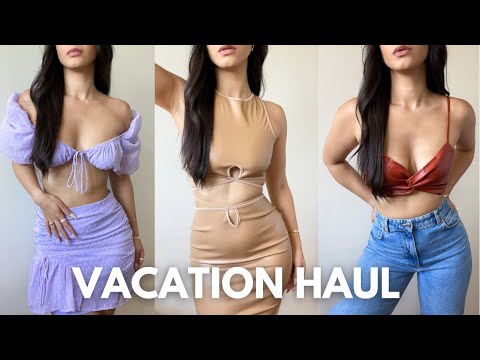 WHAT IM WEARING ON VACATION 🌴 | ANA LUISA & MISSGUIDED TRY ON HAUL
