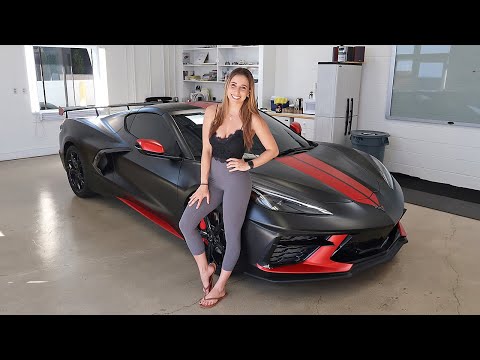 Worlds First Custom C8R Corvette Wrap!!