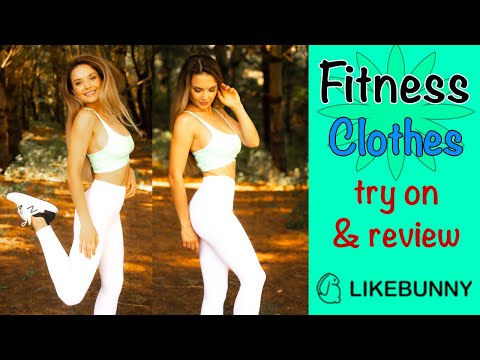 YOGA PANTS TRY ON HAUL & TOPS FROM LIKE BUNNY🐰